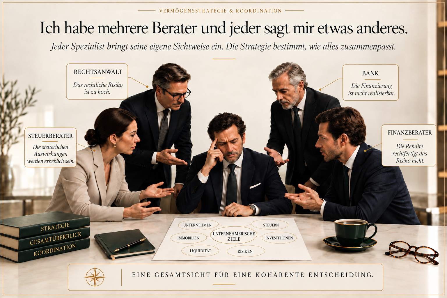 Vermögensentscheidungen werden nicht isoliert getroffen.